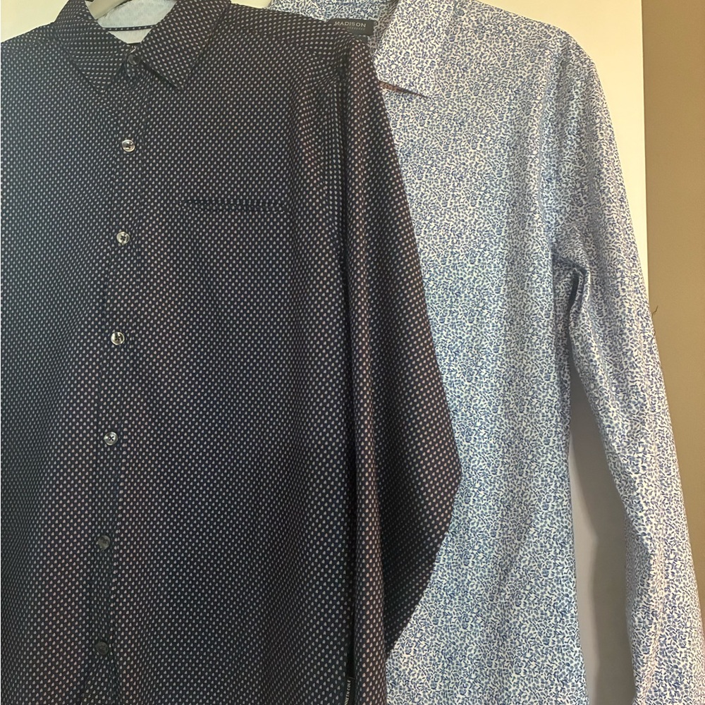 Lot of 2 men's dress shirts